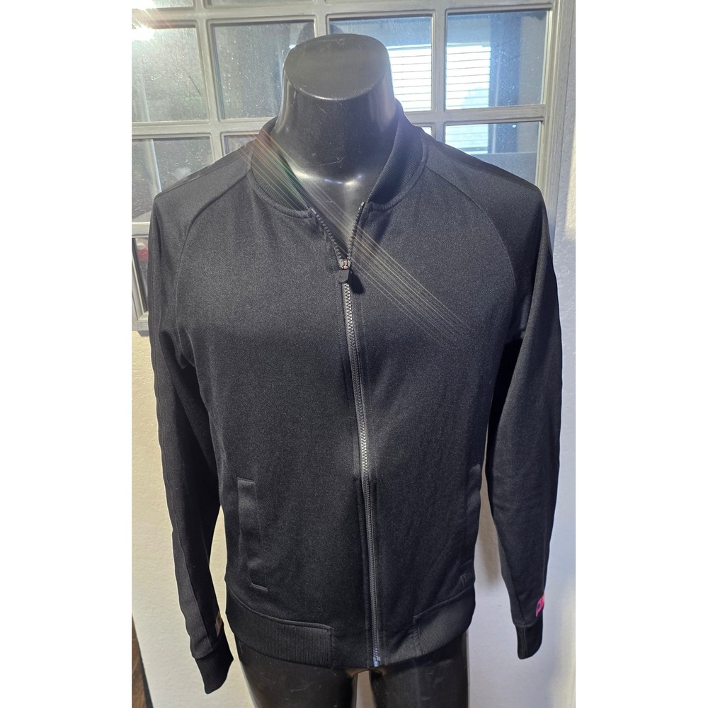 New Era NBA 2K Official Swag Track Jacket Black Full Zip Bomber Mens Medium